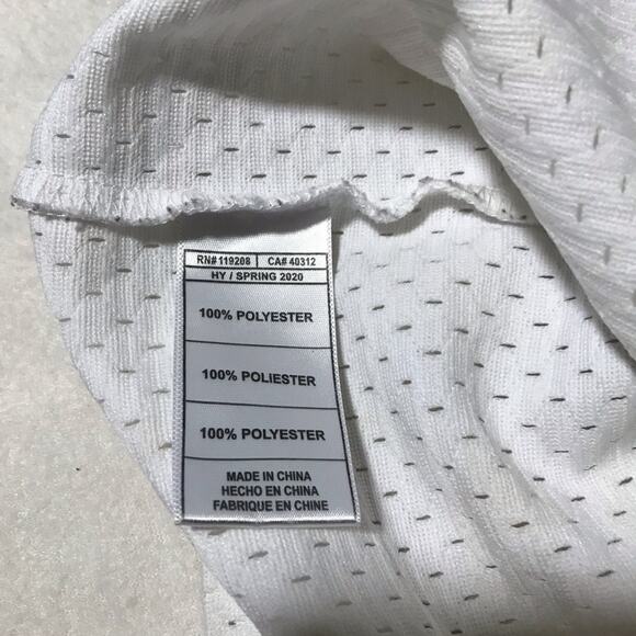 Mitchell and Ness women L white mesh crop Milwaukee Bucks athletic jersey top - Picture 5 of 9